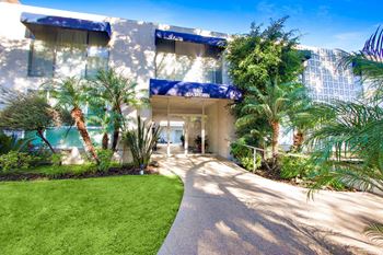 Lush landscaping